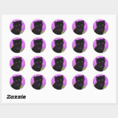 Gustav Klimt Cat Ronde Sticker (Vel)