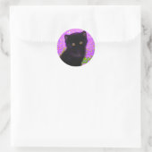 Gustav Klimt Cat Ronde Sticker (Tas)