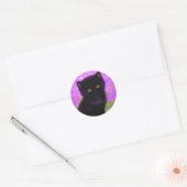 Gustav Klimt Cat Ronde Sticker (Envelop)