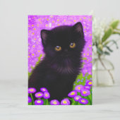 Gustav Klimt Cat Save The Date (Staand voorkant)