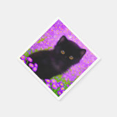 Gustav Klimt Cat Servet (Hoek)