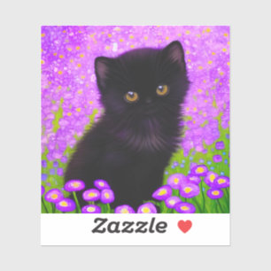 Gustav Klimt Cat Sticker