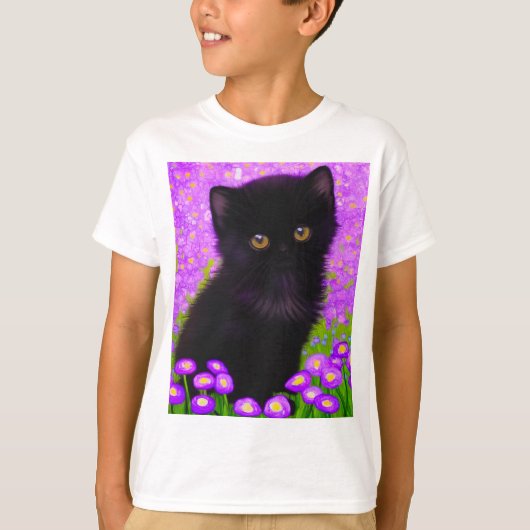 Gustav Klimt Cat T-shirt (Voorkant)