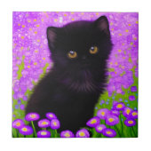 Gustav Klimt Cat Tegeltje (Voorkant)