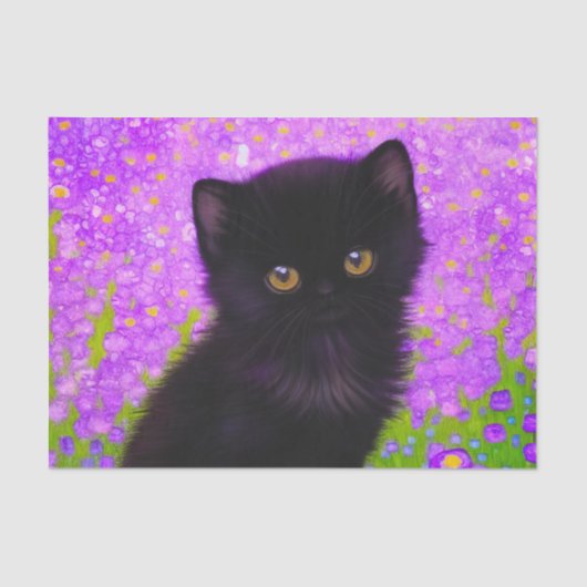 Gustav Klimt Cat Tissuepapier (Voorkant)