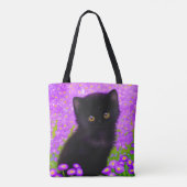 Gustav Klimt Cat Tote Bag (Achterkant)