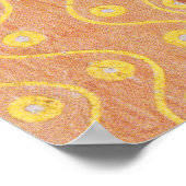 Gustav Klimt - Chor der Paradiesengel Poster (Hoek)