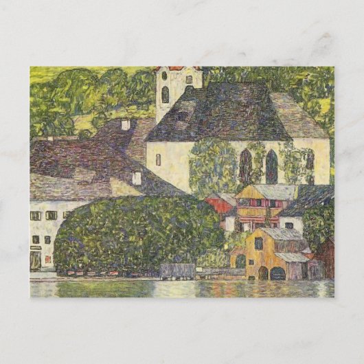 Gustav Klimt-Church in Unterach op de Attersee Briefkaart (Voorkant)