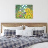 Gustav Klimt Cottage Garden Canvas Afdruk (Insitu (Slaapkamer))