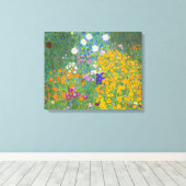 Gustav Klimt Cottage Garden Canvas Afdruk (Insitu (Houten vloer))
