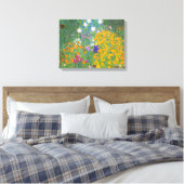 Gustav Klimt Cottage Garden Canvas Afdruk (Insitu (Slaapkamer))