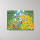 Gustav Klimt Cottage Garden Canvas Afdruk (Voorkant)