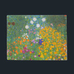 Gustav Klimt Cottage Garden Deurmat<br><div class="desc">Gustav Klimt Cottage Garden</div>