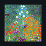 Gustav Klimt Cottage Garden Magneet<br><div class="desc">Cottage Garden geschilderd door Gustav Klimt rond 1905.</div>