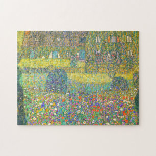Gustav Klimt Country House van Attersee Puzzle Legpuzzel