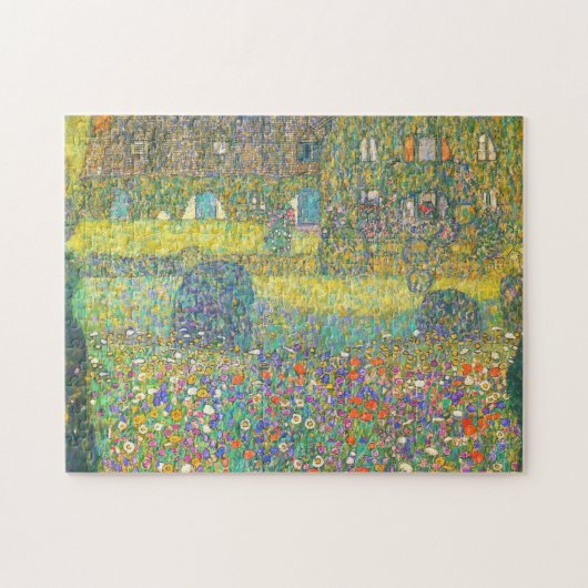 Gustav Klimt Country House van Attersee Puzzle Legpuzzel (Horizontaal)