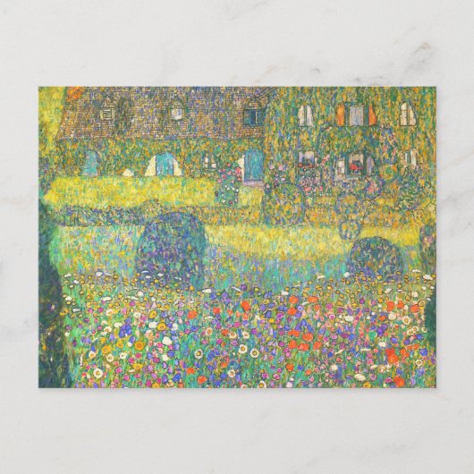 Gustav Klimt Country House van de Attersee Briefkaart (Voorkant)