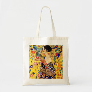 Gustav Klimt Dame met waaier Tote Bag