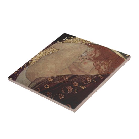 Gustav Klimt - Danae - Beauful Artwork Tegeltje (Zijkant)