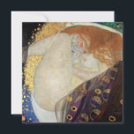 Gustav Klimt - Danae Bedankkaart<br><div class="desc">Danae - Gustav Klimt, olieverf op doek, 1907</div>