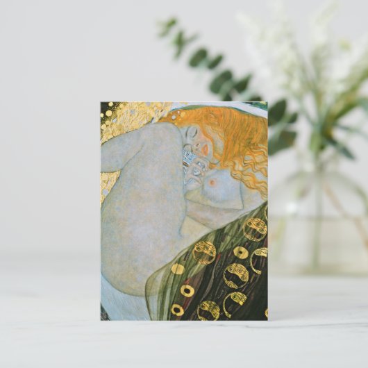 Gustav Klimt - Danae Briefkaart (Staand voorkant)