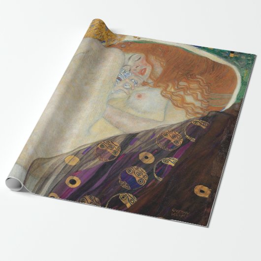 Gustav Klimt - Danae Cadeaupapier (Uitgerold)