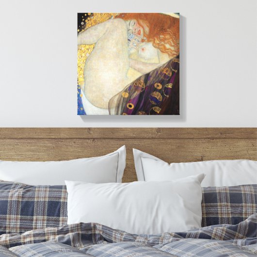 Gustav Klimt - Danae Canvas Afdruk (Insitu (Slaapkamer))