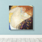 Gustav Klimt - Danae Canvas Afdruk (Insitu (Houten vloer))