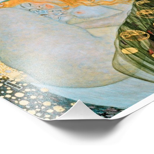 Gustav Klimt - Danae Foto Afdruk (Hoek)