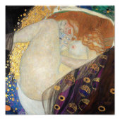 Gustav Klimt - Danae Foto Afdruk (Voorkant)