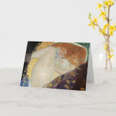 Gustav Klimt - Danae Kaart (Gele Bloem)
