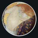 Gustav Klimt - Danae Keramische Knop<br><div class="desc">Danae - Gustav Klimt, olieverf op doek, 1907</div>