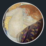 Gustav Klimt - Danae Keramische Knop<br><div class="desc">Danae - Gustav Klimt, olieverf op doek, 1907</div>