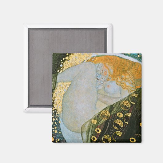 Gustav Klimt - Danae Magneet (Voorkant / Achterkant)