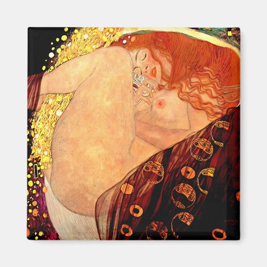 Gustav Klimt danae Magneet (Voorkant)