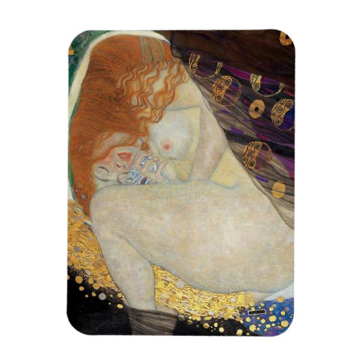 Gustav Klimt - Danae Magneet (Verticaal)