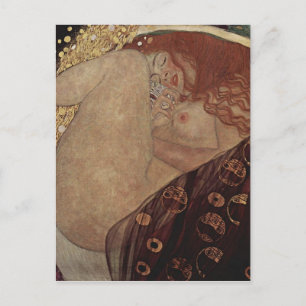 Gustav Klimt - Danae - Mooi Kunstwerk Briefkaart