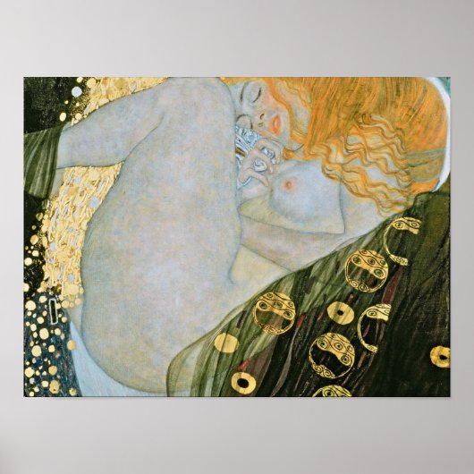 Gustav Klimt - Danae Poster (Voorkant)