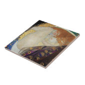 Gustav Klimt - Danae Tegeltje (Zijkant)