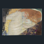 Gustav Klimt - Danae Theedoek<br><div class="desc">Danae - Gustav Klimt,  olieverf op doek,  1907</div>