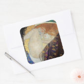 Gustav Klimt - Danae Vierkante Sticker (Envelop)