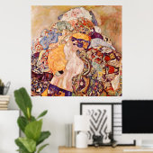 Gustav Klimt "De Baby" Poster (Thuiskantoor)