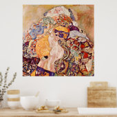 Gustav Klimt "De Baby" Poster (Keuken)