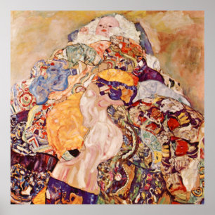 Gustav Klimt "De Baby" Poster