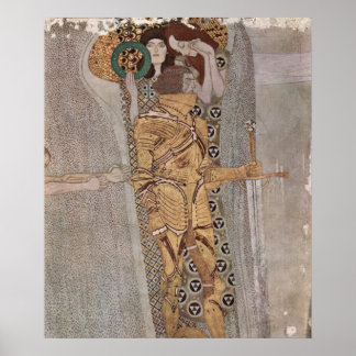 Gustav Klimt - De Beethoven Frieze Poster