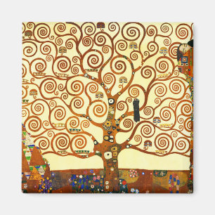 Gustav Klimt De Boom des Levens Fijne Kunst Magneet