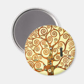 Gustav Klimt De Boom des Levens Fijne Kunst Magneet (Voorkant / Achterkant)