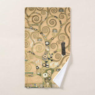 Gustav Klimt - De Boom des Levens, Stoclet-fries Bad Handdoek