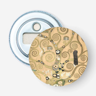 Gustav Klimt - De Boom des Levens, Stoclet-fries Button Flesopener