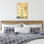 Gustav Klimt - De Boom des Levens, Stoclet-fries Canvas Afdruk (Insitu (Slaapkamer))